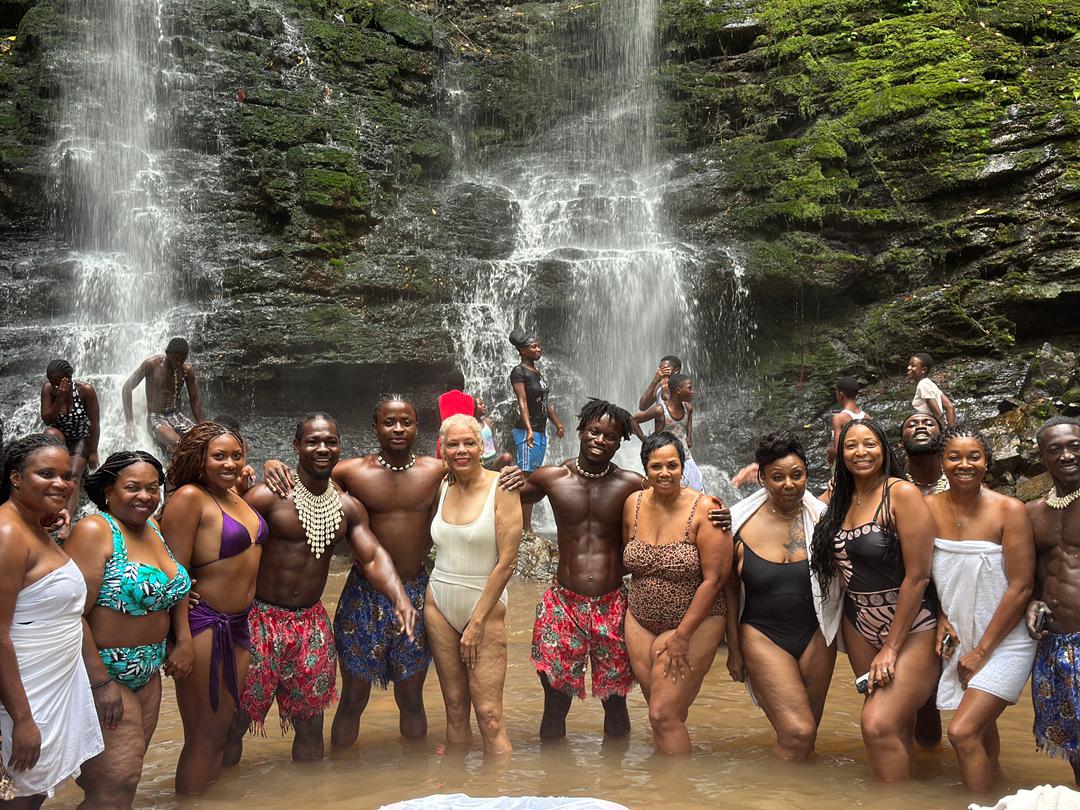 Therapist performing a massage technique